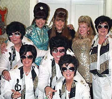 The Fabulettes with the Gracelines at the Night of 10 Elvises